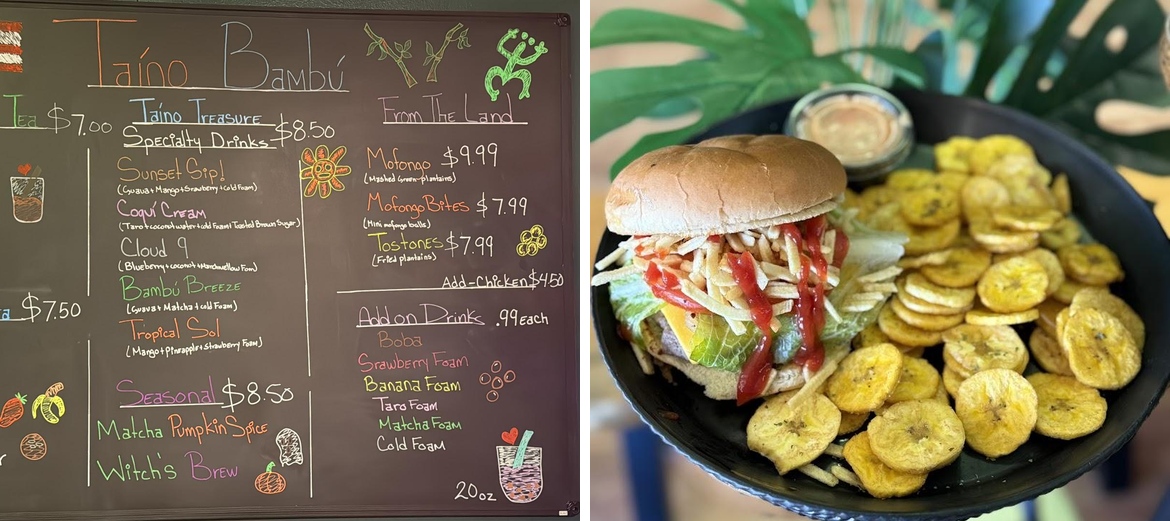 Taino Bambu Menu
