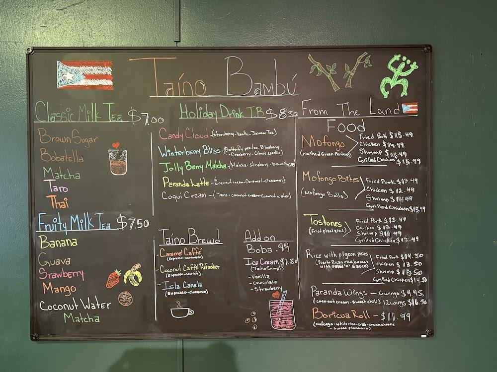 Taino Bambu Menu image 2